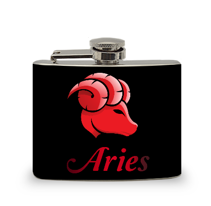 Aries 4 oz Hip Flask