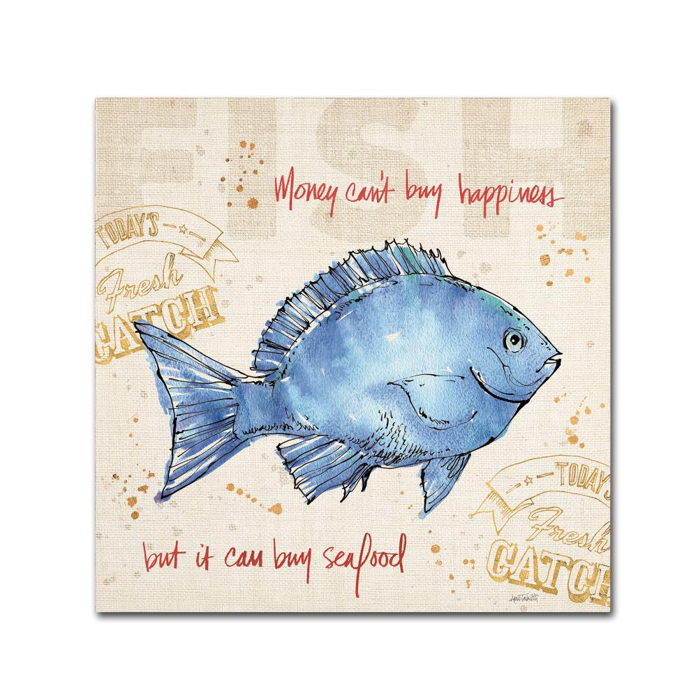 Trademark Fine Art Animals Framed 14-in H x 14-in W Animals Print on Canvas | WAP00753-C1414GG