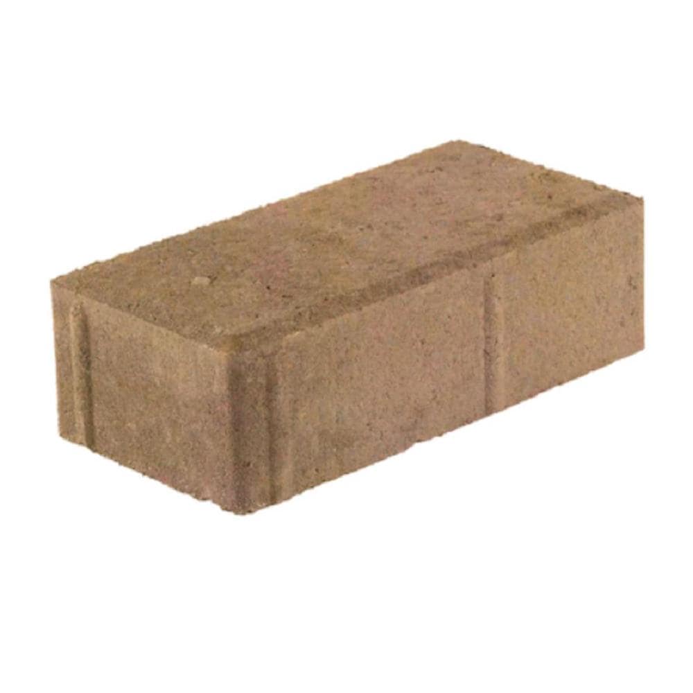 Lowe's Holland 60mm PaverSierra Blend 8-in L x 4-in W x 2.25-in H Interlocking Paver in Bronze | 60.HP.SB