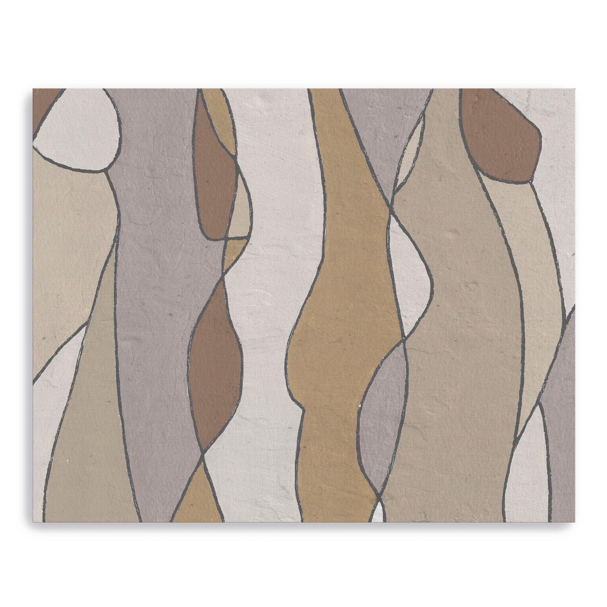 Neutral Hidden Figures II By Alonzo Saunders Canvas Wall Art: Multi - Medium by World Market