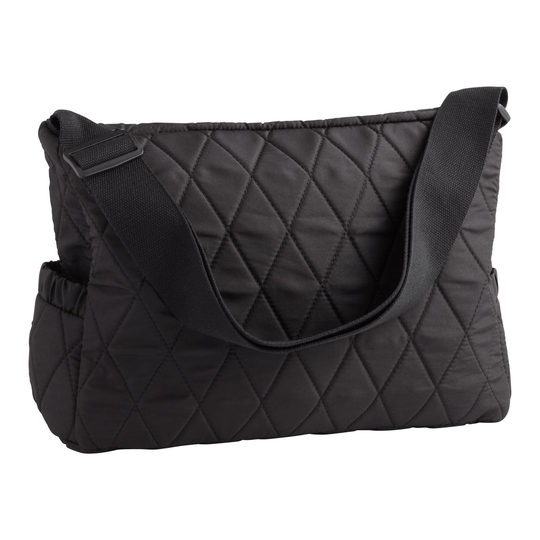 Black Diamond Quilted Weekender Bag - Polyester by World Market