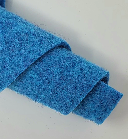 Hand Washed Merino Wool Blend Felt 9"x12" Sheets Tropical Wave Blue Color