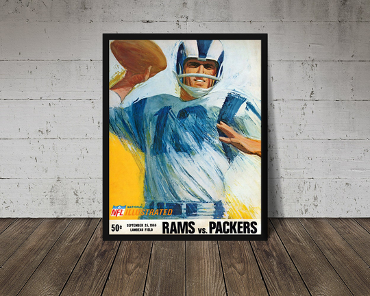 1966 Los Angeles Rams Print - Vintage Football Decor, Print, Poster, Wall Art, Artwork
