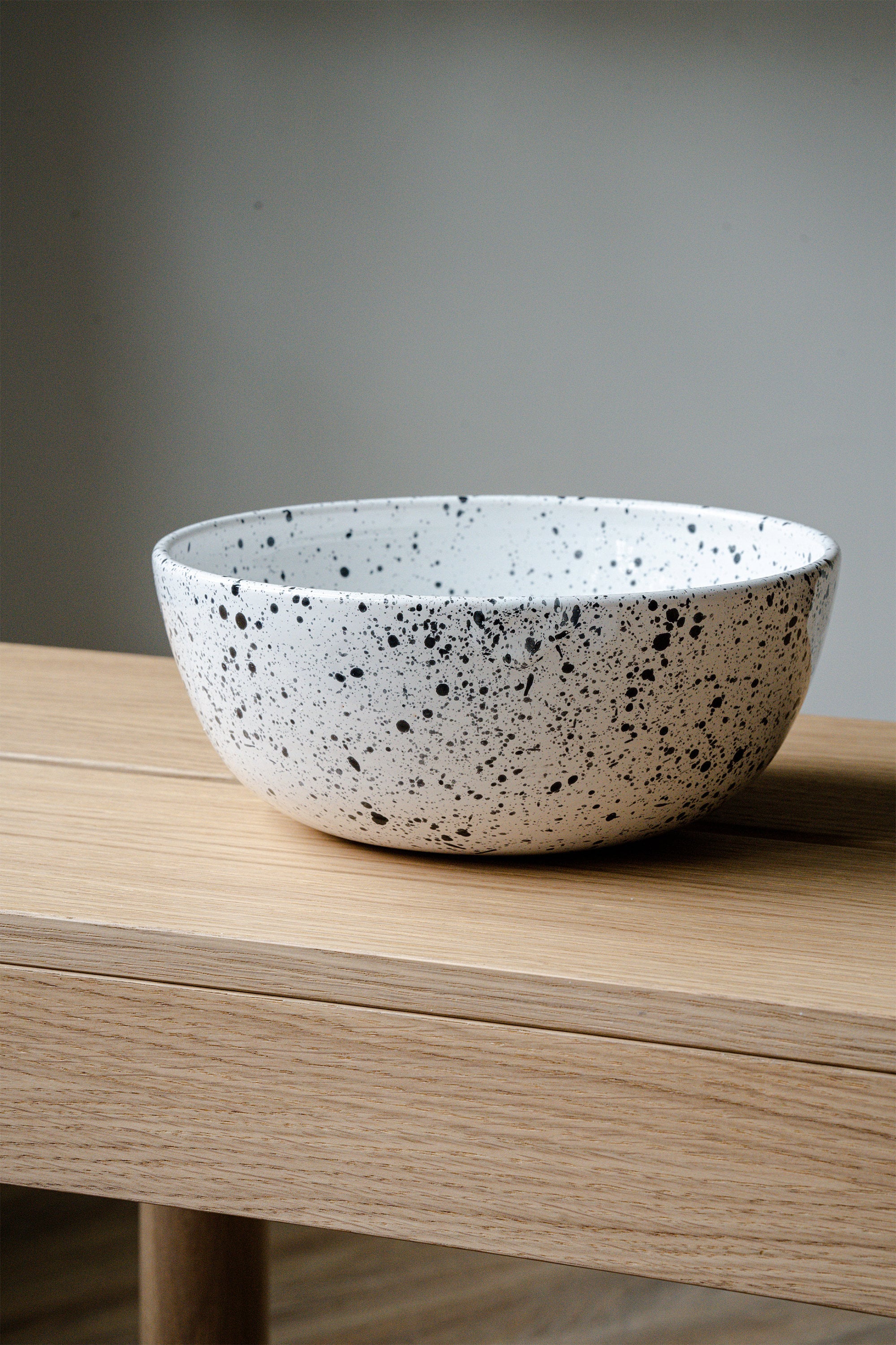 stoneware Ramen Bowl Handmade Speckled Dinnerware Ceramic Noodle Dinner Soup Fruit