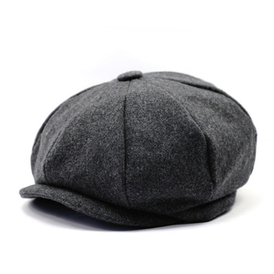 Men�s Hat Classic Dome Striped Octagonal Hat Newsboy Hat Blend Wool Vintage For Casual Outdoor Daily Hat 2021 - 3, m