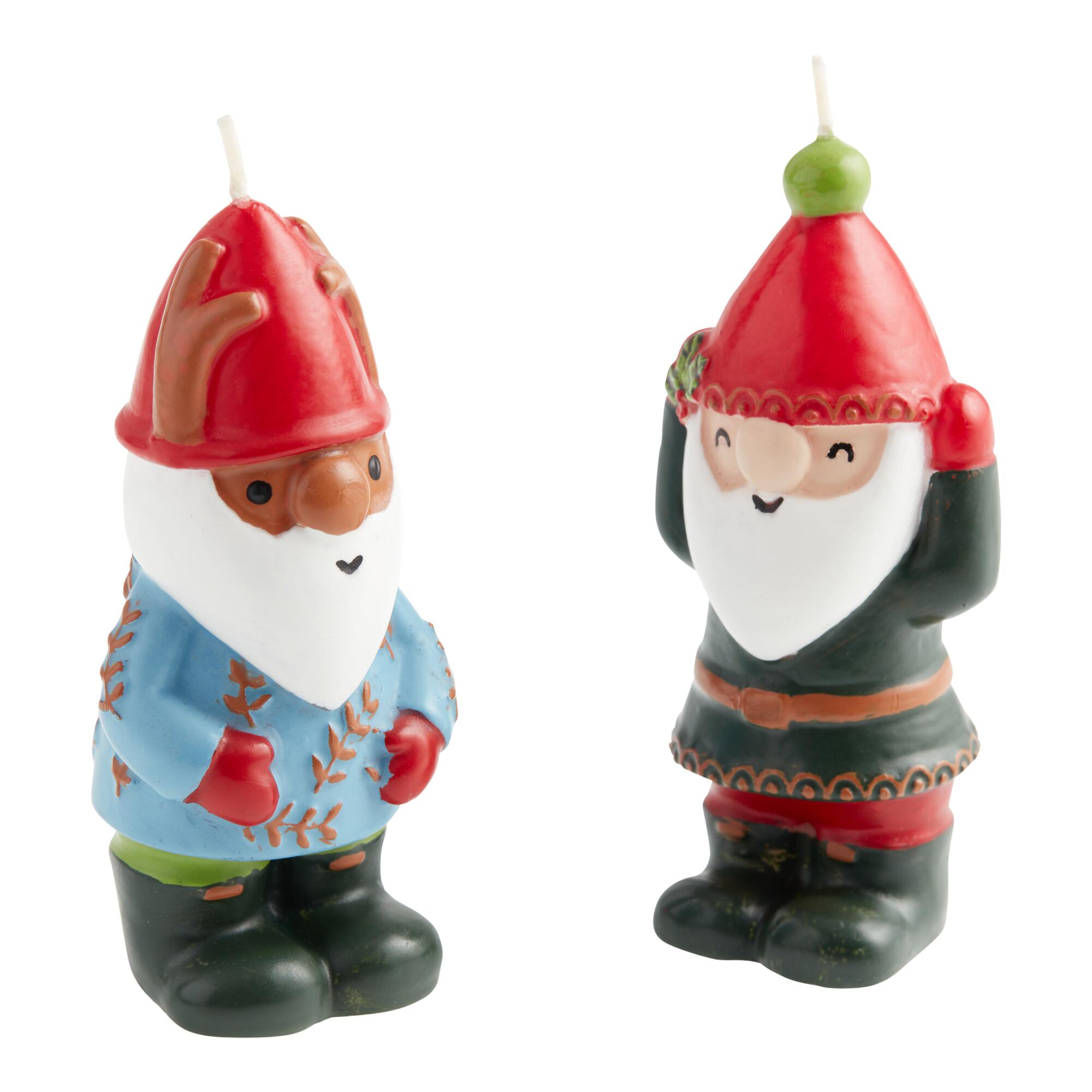 Nordic Gnome Shaped Candle: Multi by World Market