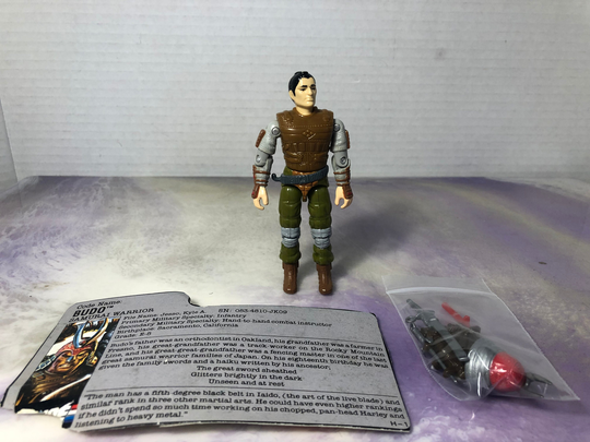 Vintage Action Figure Gi Joe ~ 1988 Budo | V1 Hasbro Arah Gi