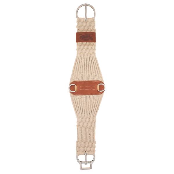 Weaver Leather Natural Blend 27 Strand Roper Smart Cinch with Roll Snug Cinch Buckle