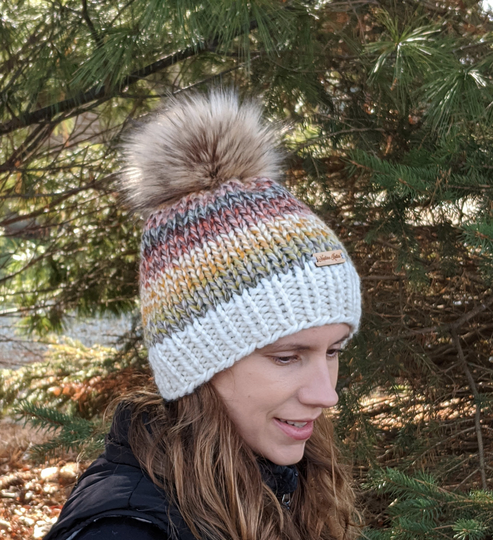 Women's Winter Hat, Wool Blend, Hat For Women, Knit Teen, Mustard, Green, Brown, Cream, Orange, Gray