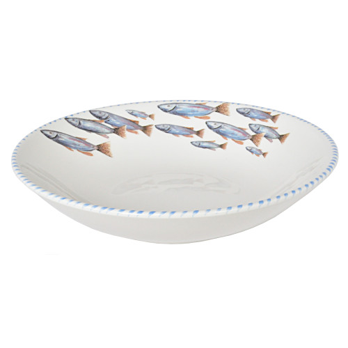 Abbiamo Tutto Lake Fish Pasta/Soup Bowls 8.5"d (Set of 6) 24 oz.