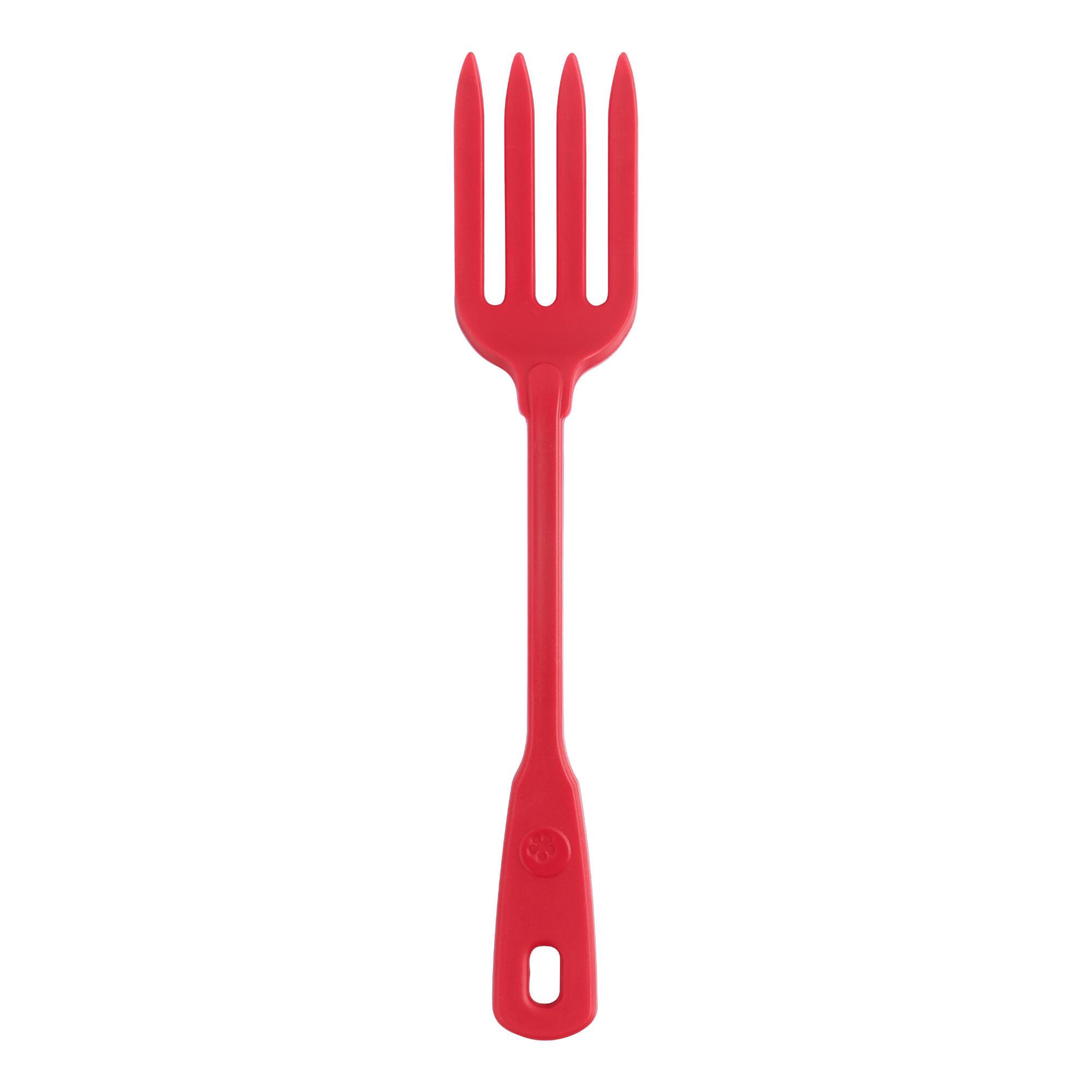Red Silicone Cooking Fork by World Market