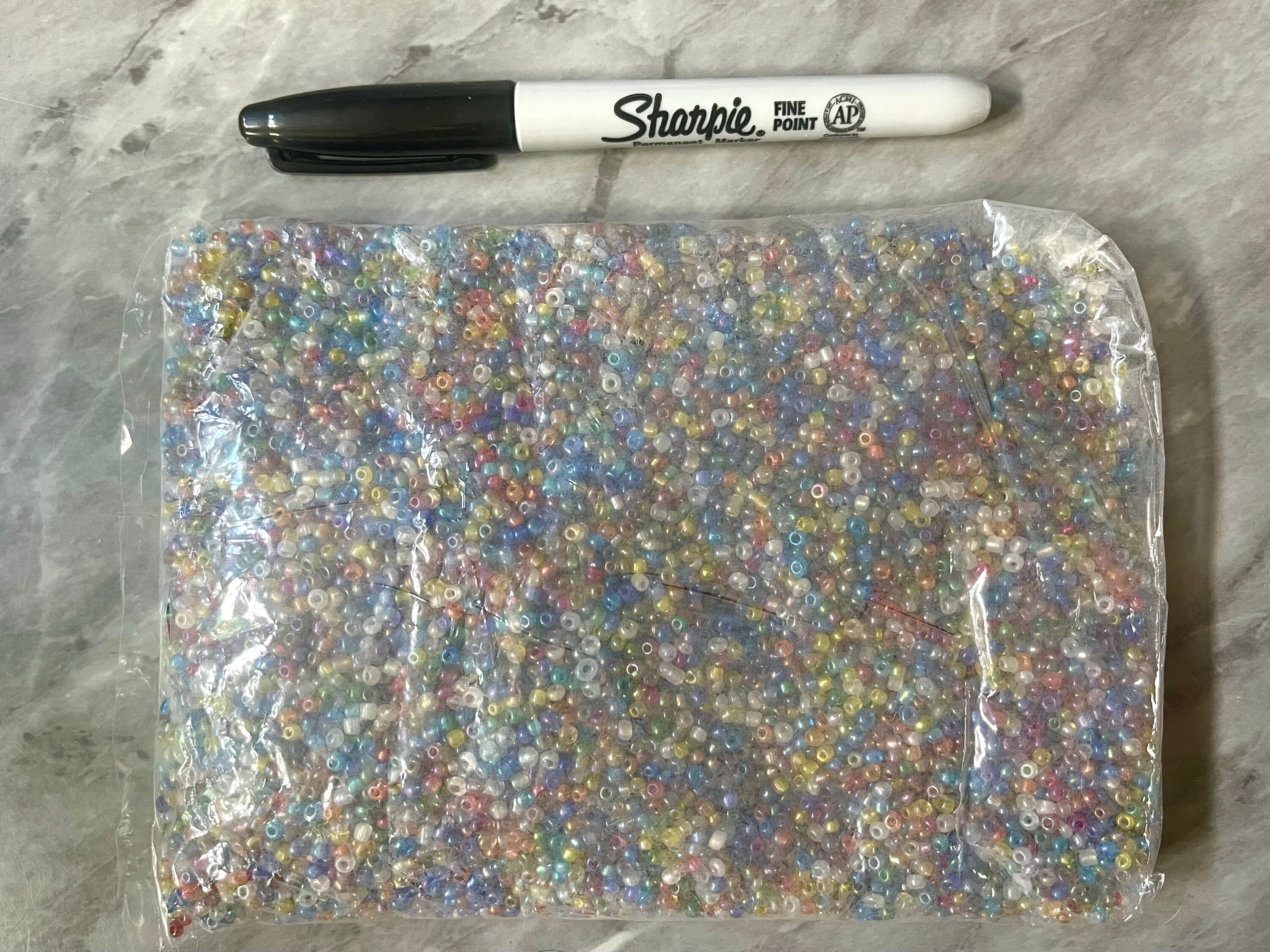1 Pound Wholesale Rainbow Small Seed Beads Acrylic Bead Soup Mix, Sale Beads, Clearance Jewelry Making Earrings Bracelet Necklace