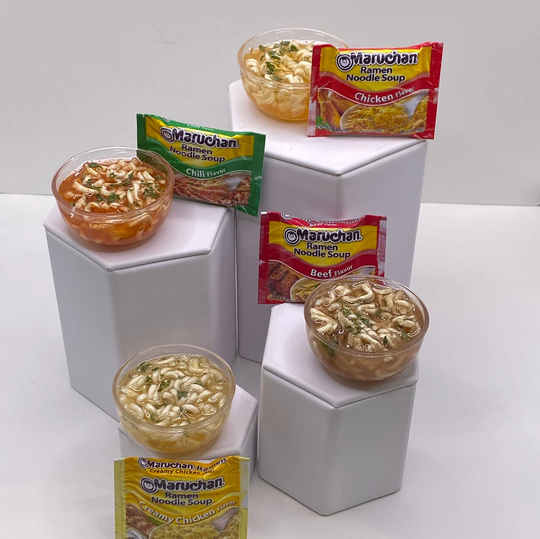 1/3 Scale Ramen For Doll, Agd Bowl, Mini Brands, 15-18" Food Dolls, Food, Og Doll Pretend Gnome