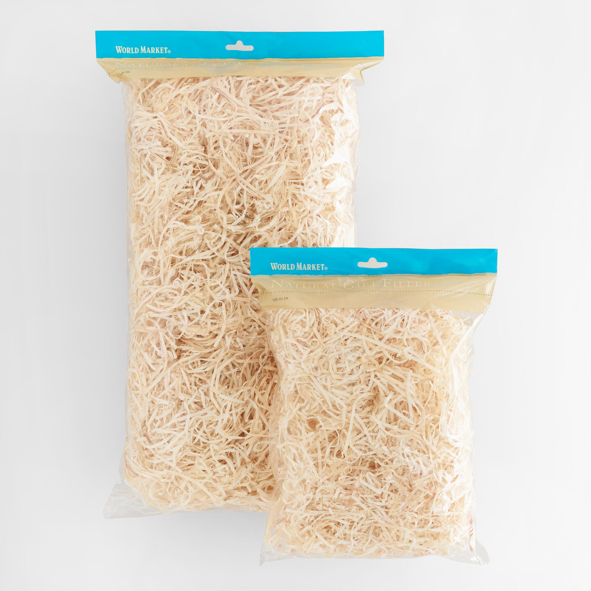 Small Natural Excelsior Basket Filler - Natural Fiber by World Market