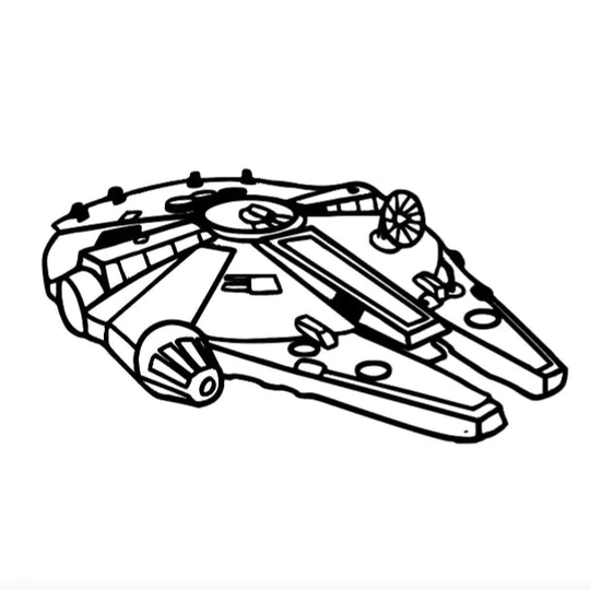 Millennium Falcon Vinyl Decal