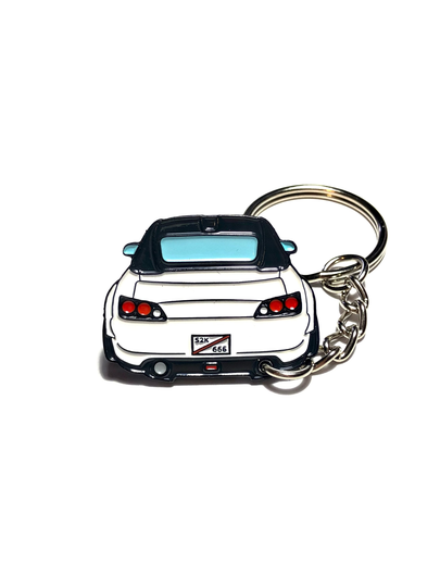 Honda S2000 White Keychain