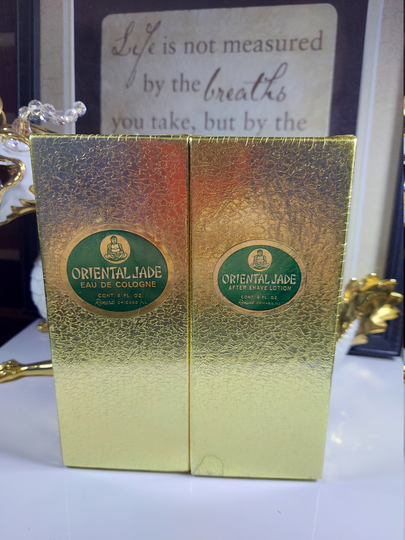 Oriental Jade Renard Eau De Cologne 4.0Oz & After Shave Lotion Sealed Vintage