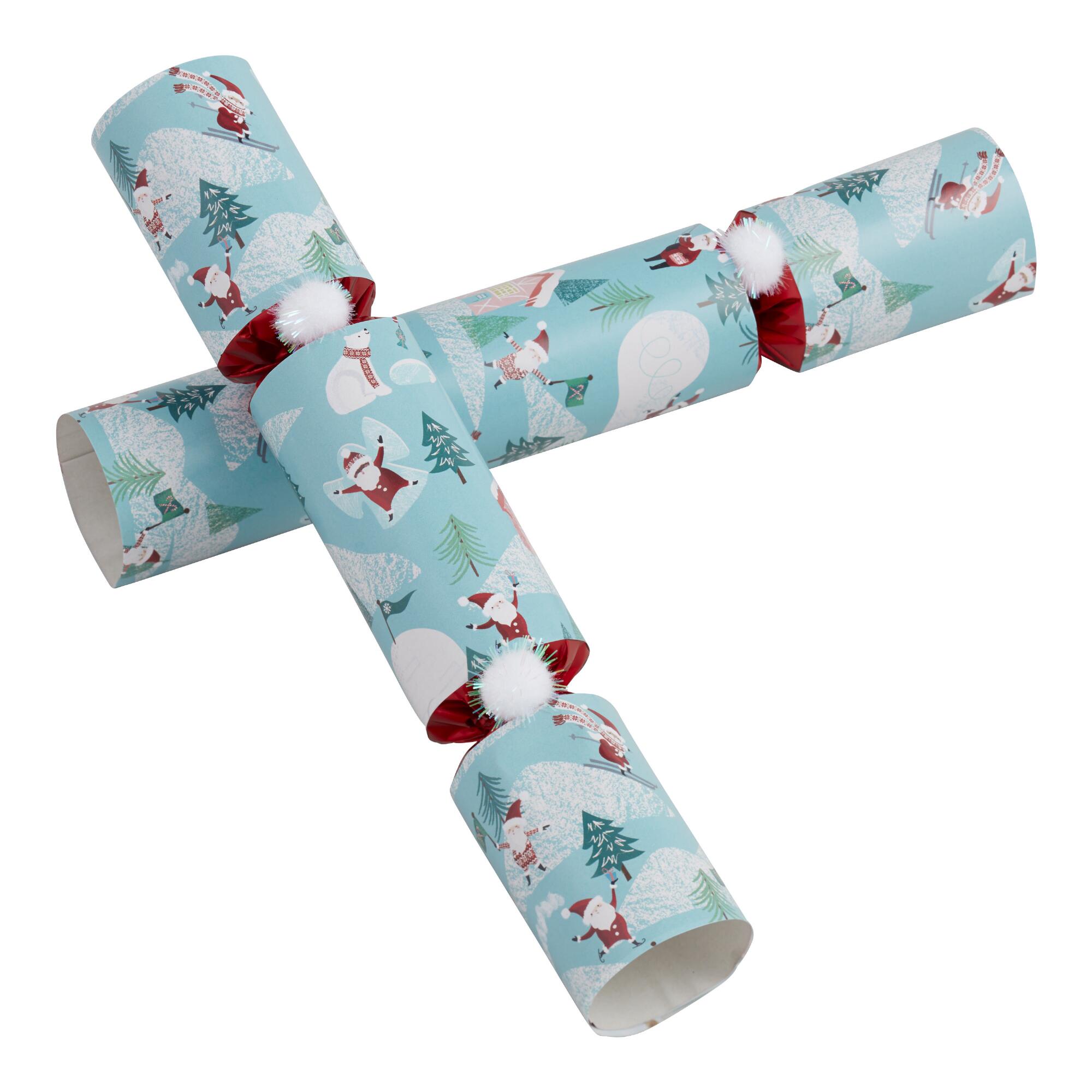 Medium Snow Fun Crackers 8 Count: Multi - Paper by World Market