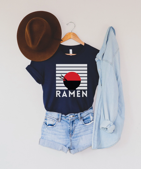 Ramen Shirt, Asian Food T-Shirt, Japanese Noodles Cuisine Tee, Japan Anime Gift For Foodie, Lover
