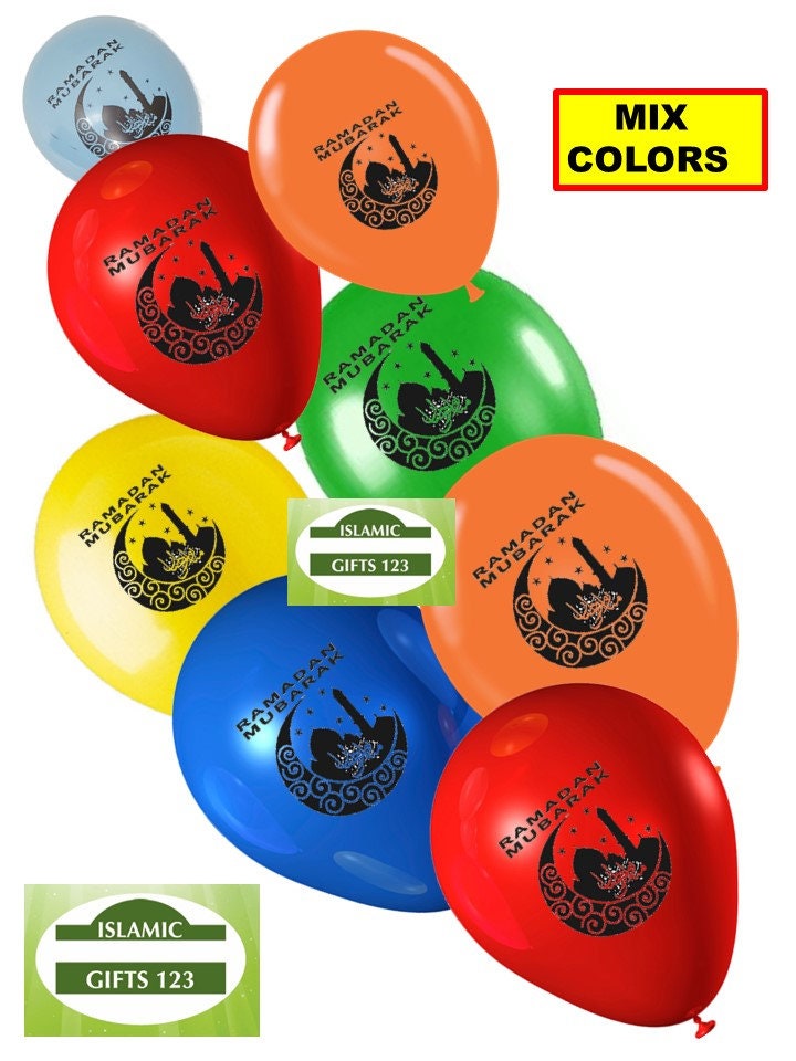 Ramadan Balloons Decoration Favor Islamic Giftsfast Deliveryramadan Party Supplyquran Muslim Gift Gifts Eid