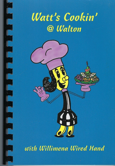 Monroe Snellville Watkinsville Georgia 2001 Walton Electric Corp Watt's Cookin With Willimema Wired Hand Cookbook Ga Community Rare Book