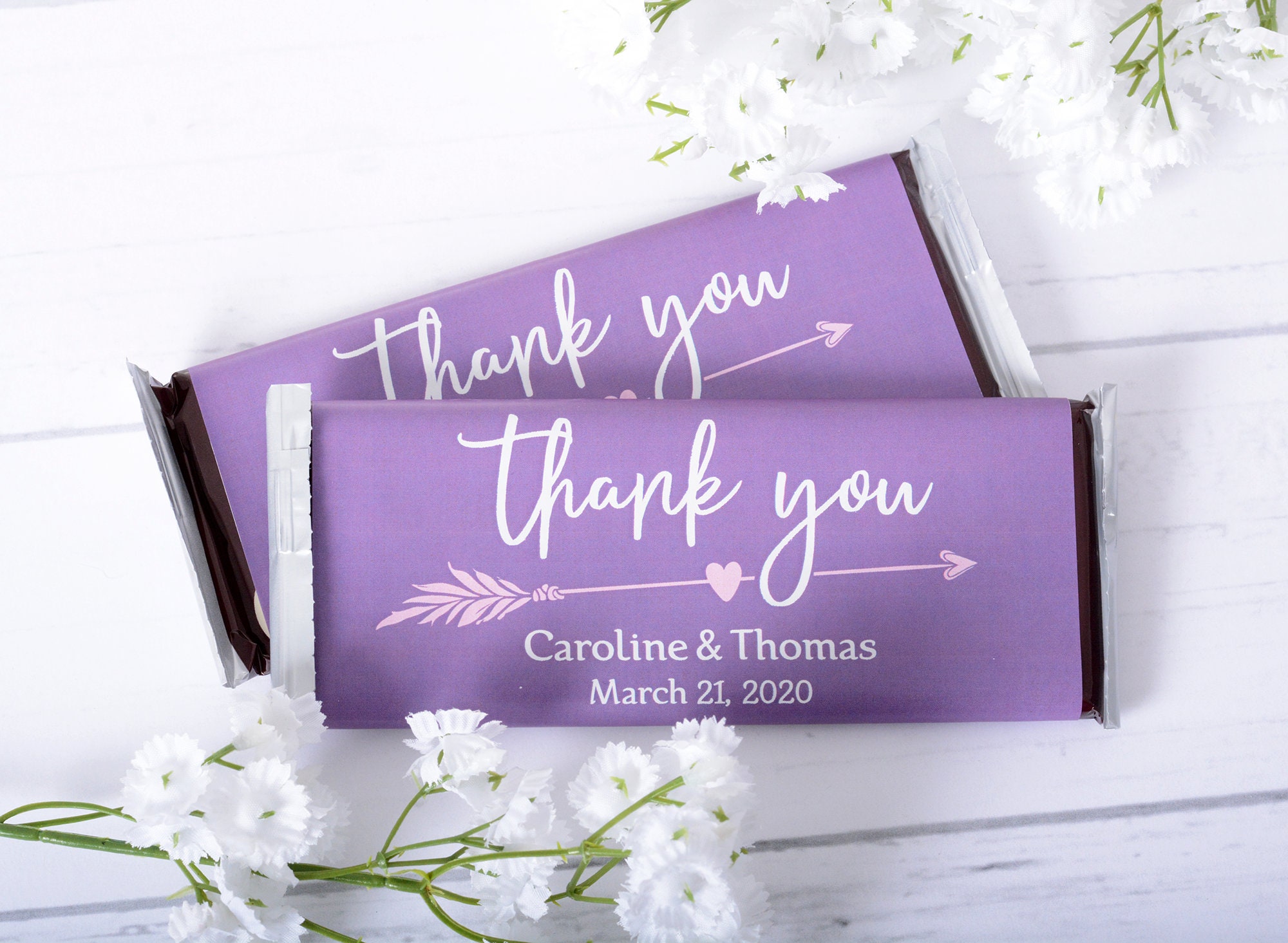 Wedding Chocolate Bar Wraps, 25 Candy Wrappers, Custom Label Stickers #whb-129