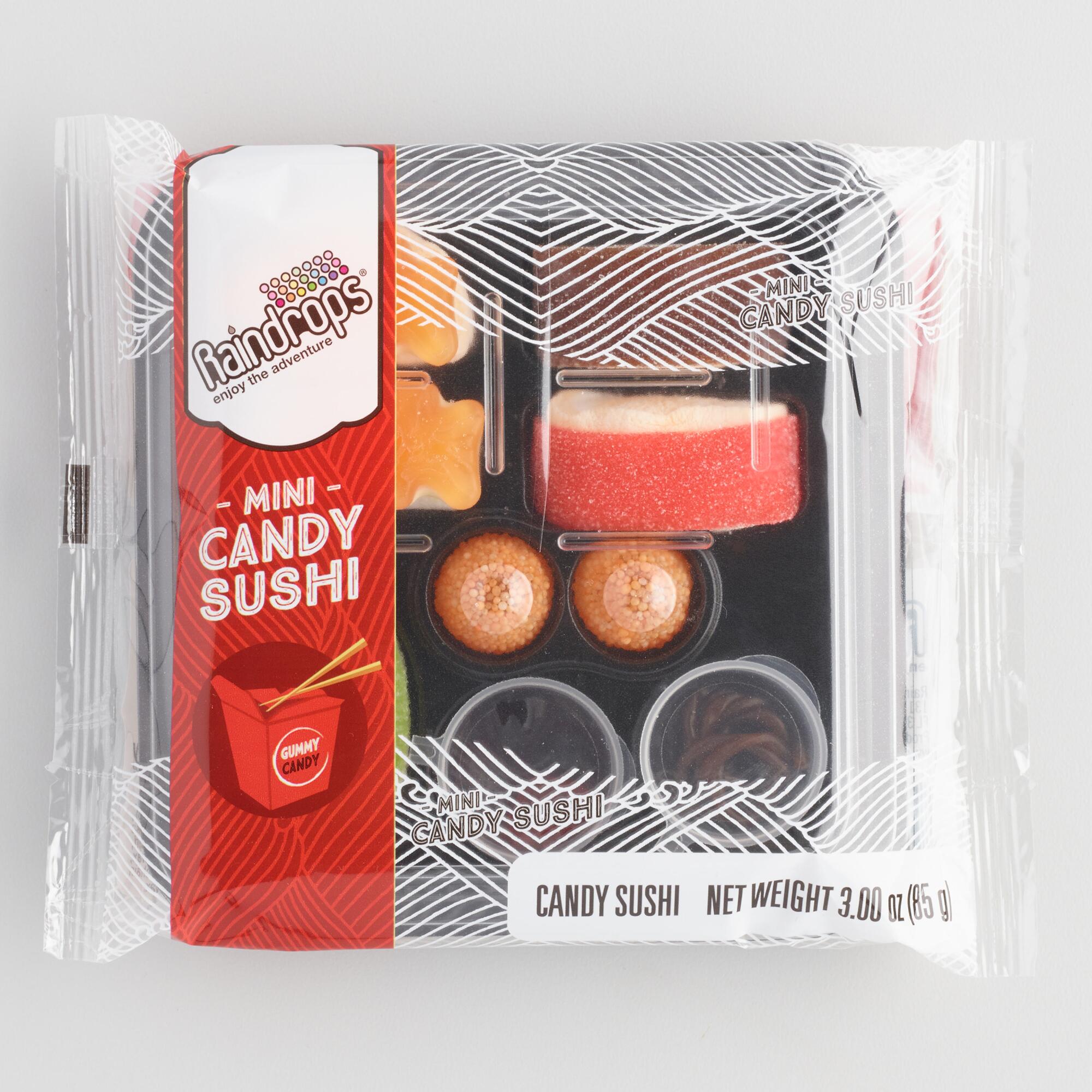 Raindrops Candy Sushi Mini Bento Box 9 Piece by World Market