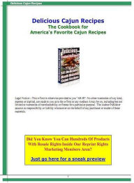 CookBook eBook - 141 Delicious Cajun Recipes - You don't have to go cajun county to enjoy cajun food... Newbies Guide Author