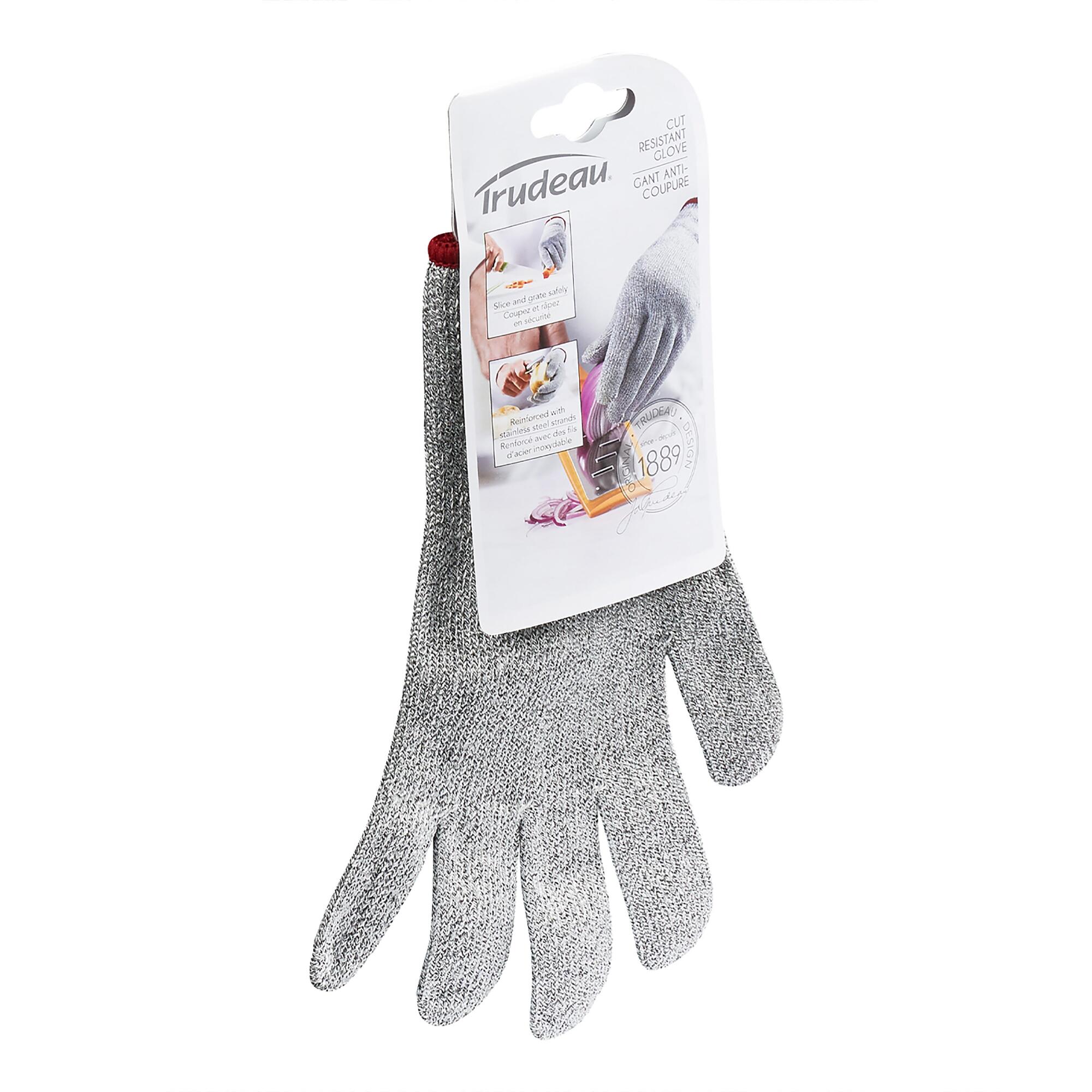 Trudeau Cut Resistant Glove: Gray - Stainless Steel by World Market