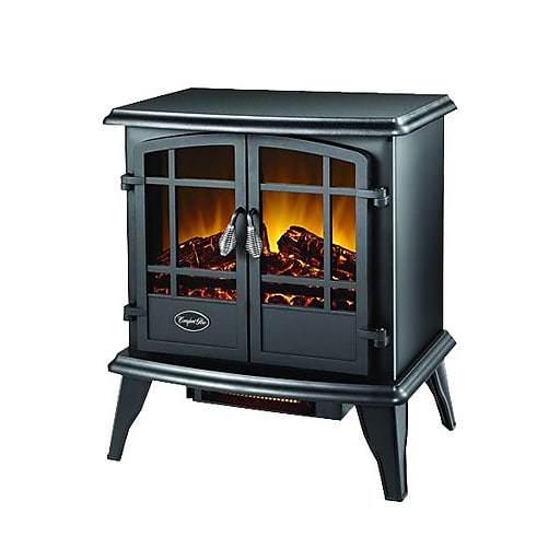 World Marketing Comfort Glow Keystone Electric Stove With Infrared Quartz; Black