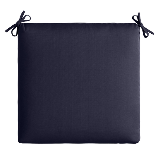 Sunbrella Navy Canvas Outdoor Patio Chair Cushion: Blue - Acrylic by World Market