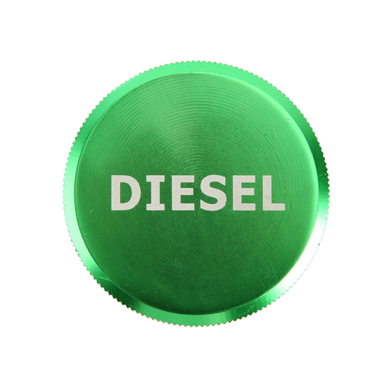 Fuel Gas Cap Leak-proof Seamless Fit Aluminum Alloy Round Car Fuel Tank Cap for Dodge-Ram 2013-2016 - green