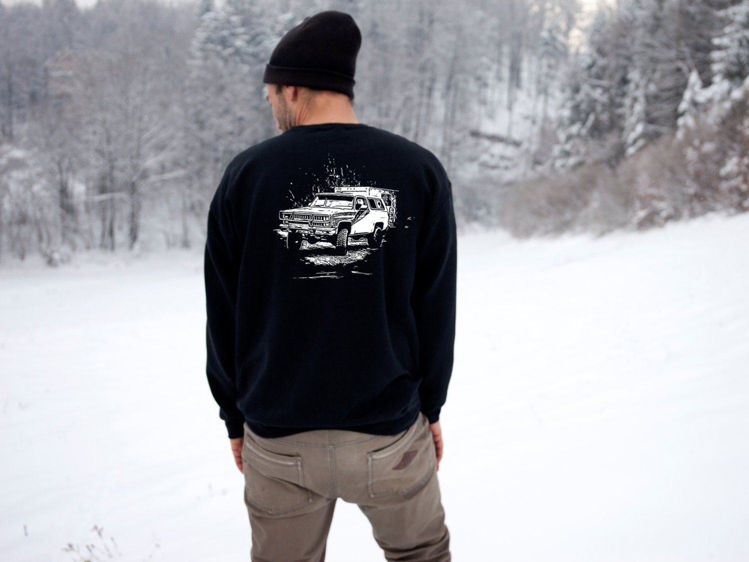 K5 Blazer Unisex Heavy Blend Crewneck Sweatshirt | Squarebody Chevy