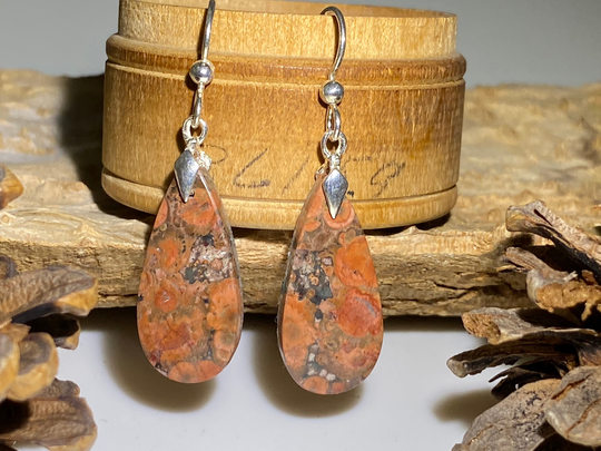 Maligano Jasper Sterling Silver Earrings