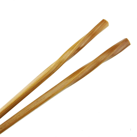 Premium Grade 9" Bamboo Twisted Chopsticks