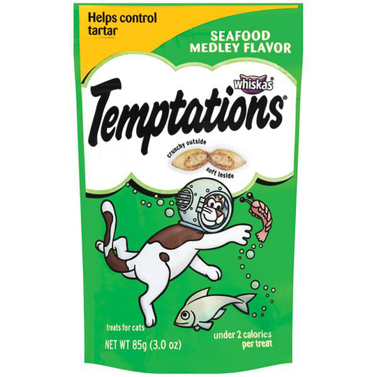 Temptations 3 oz Seafood Medley Flavor Cat Treats