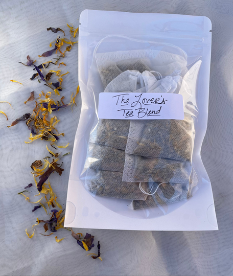 The Lover's Tea Blend, Relaxing, Blue Lotus, Damiana, Calming, Aphrodisiac