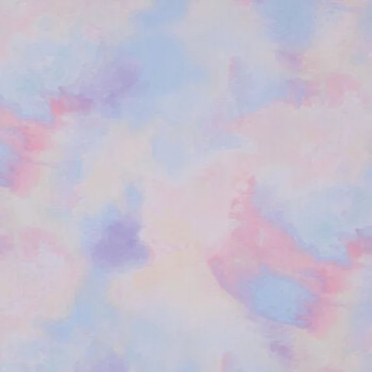 Pastel Tie-Dye Fabric, Blended 100% Cotton, Apparel Fabric By The Yard, Quilting Colorful Style