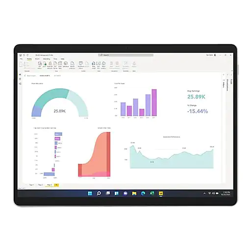 Microsoft Surface Pro 8 13" Tablet, 8GB RAM, 256GB, Windows 11, Platinum (8PR-00001)
