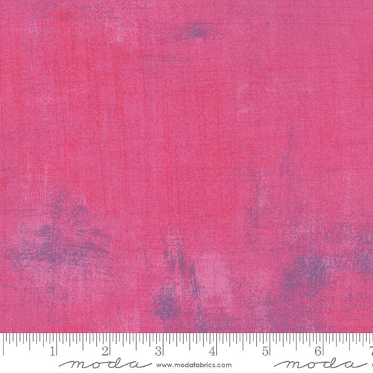 Grunge Basics - Berry Hot Pink Basicgrey By Moda Blender 100% Cotton 30150-288