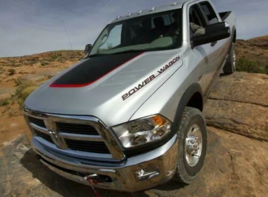 Power Wagon Hood Scoop Body Decals Oem 2Pc Set New Fits Ram 1500 2500 3500 Hd Letters Only