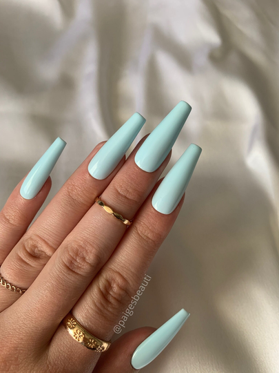 Blue Pastel Press On Nails