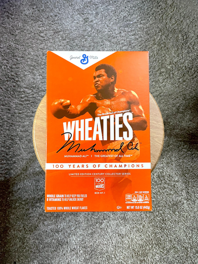 Muhamad Ali Wheaties Box 100 Years Of Limited Edition Collector Series No. 1