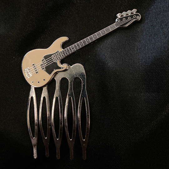 Yamaha Bb Bass, Bass Hair Comb, Rock Music Lover, Gift Musician, Hair, Guitar Jewelry, N Roll