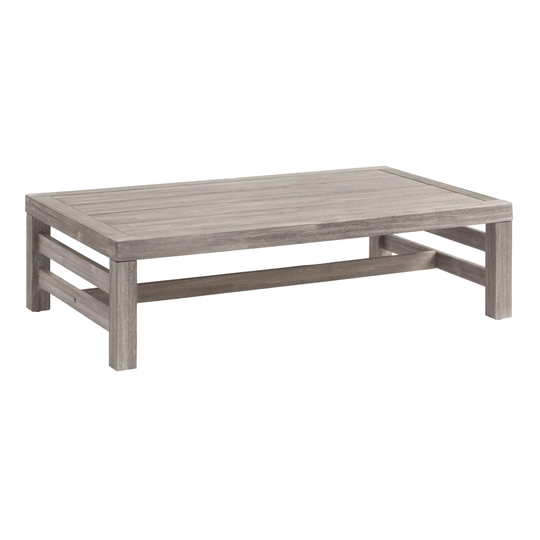 Graywashed Acacia Marciana Outdoor Patio Coffee Table - Wood by World Market