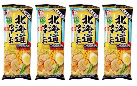 Itsuki Japan Instant Ramen Noodle- Hokkaido Shio Flavor, Kyoto, Miso Tonkotsu Or Osaka Shoyu - Pack Of 4, 8 Servings -Free Shipping