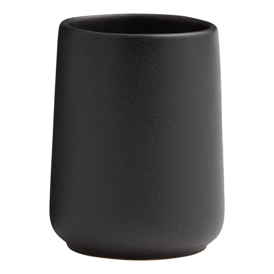 Matte Black Ceramic Tumbler by World Market
