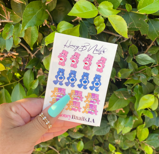 Care Bears Water Nail Decals | Supplies Nails Press On Stick