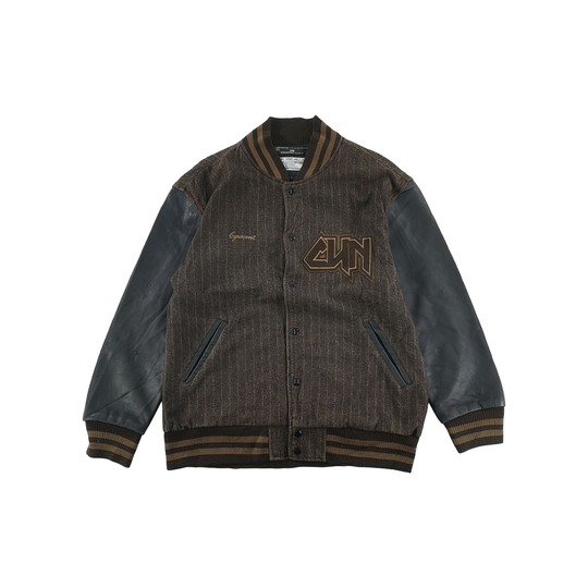 Japanese Brand Instic Varsity Jacket Letterman Wool Size Xl Vintage High School Street Wear