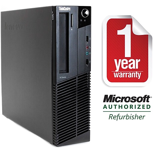 Lenovo M91P SFF Refurbished Desktop Computer, Core i5 3.1Ghz, 4 GB Memory, 250GB HDD, Windows 10 Home